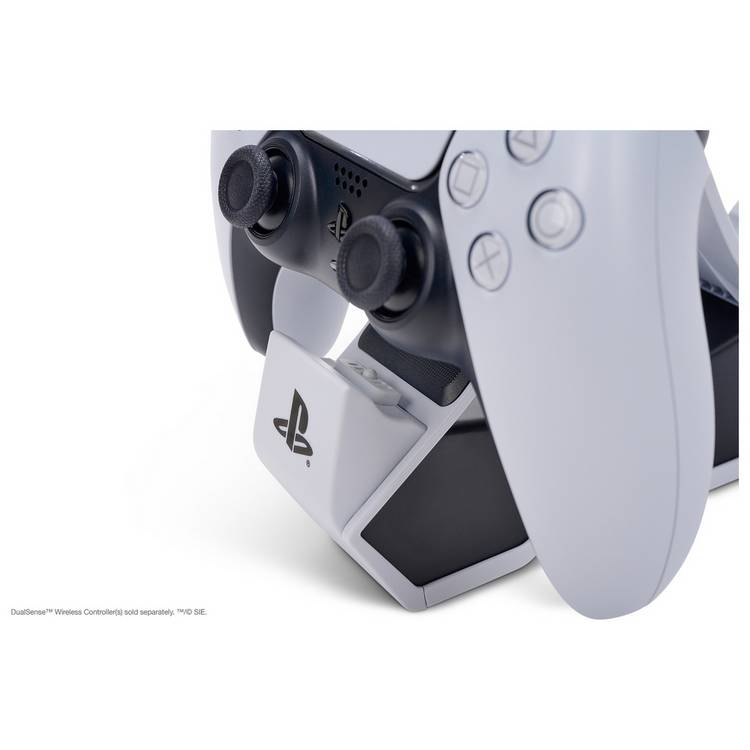 Officially licensed PS5 twin charging station for DualSense controllers (British brand)