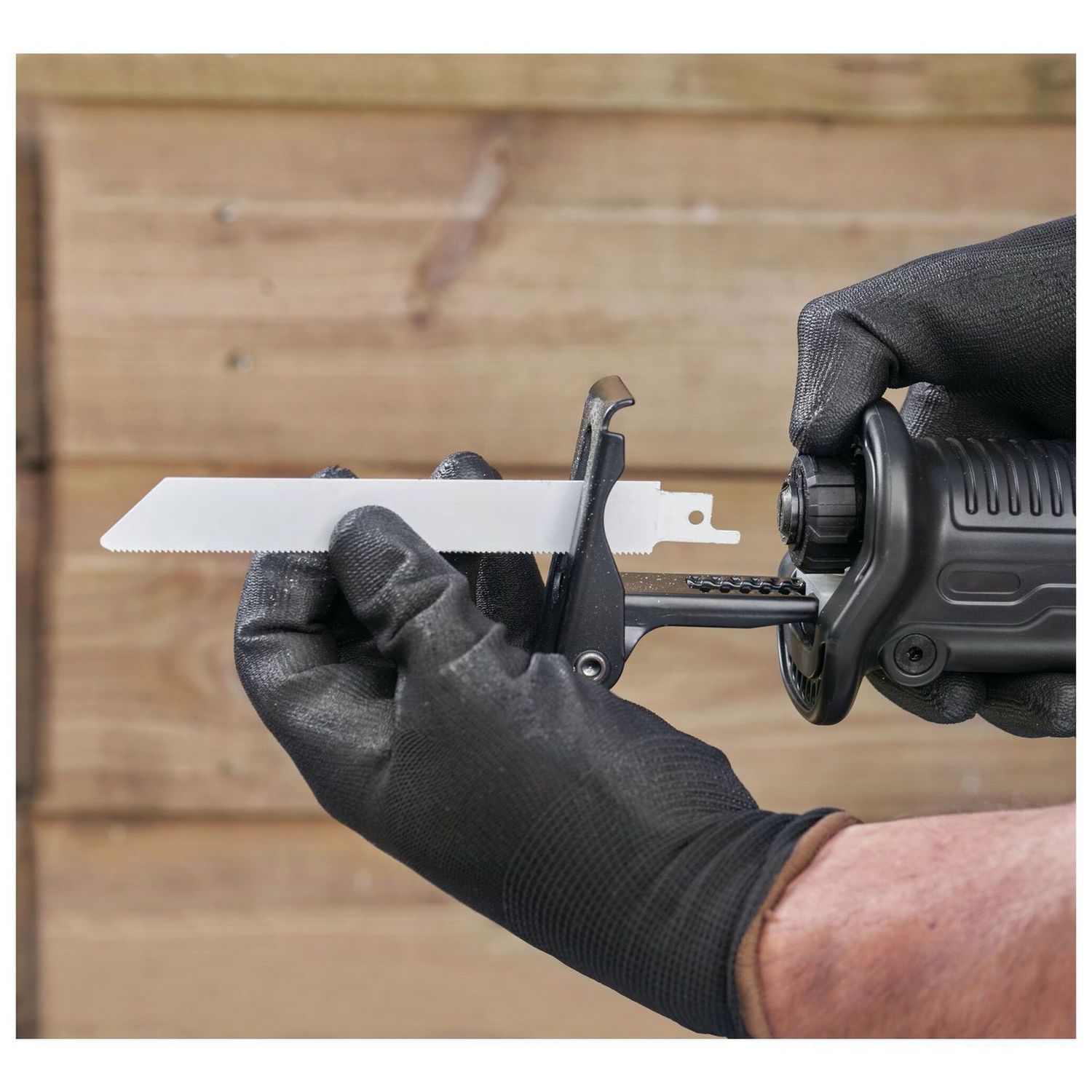 Black+Decker 750W corded reciprocating saw, imported from the UK