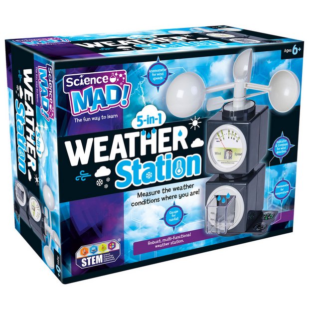 Science Mad 5 in 1 Weather Station kit (British brand)