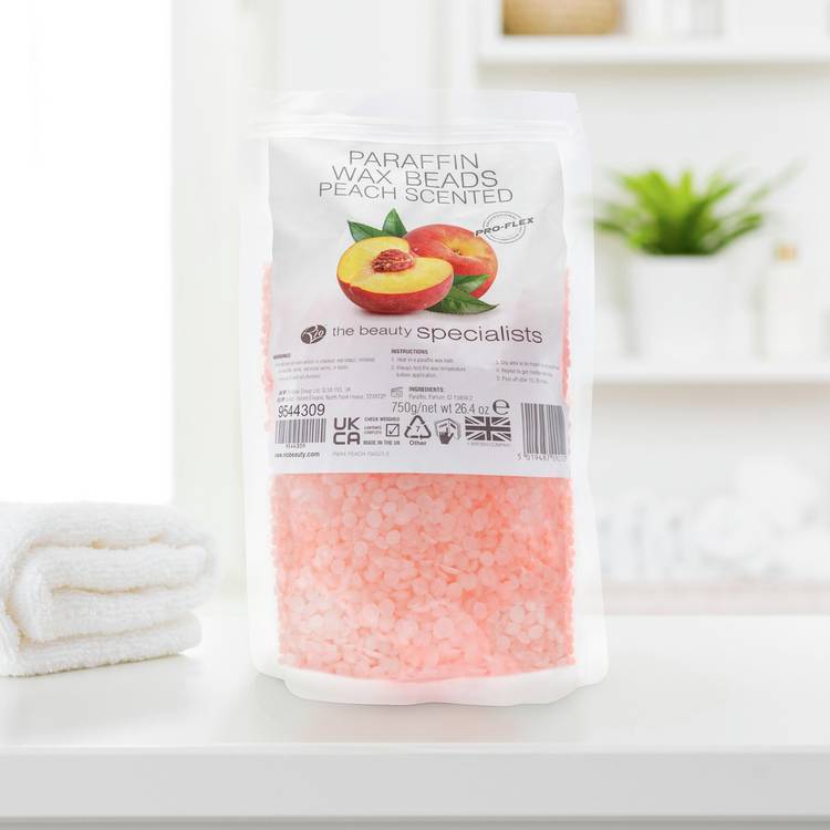 Rio paraffin wax beads Peach 750g - British product