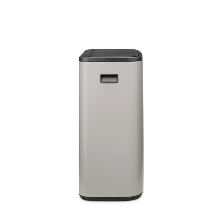Brabantia touch bin soft grey 60L - British product