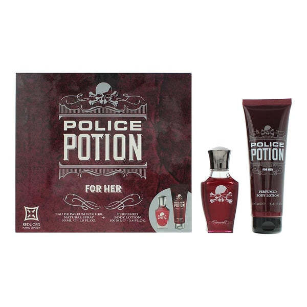 Police Potion gift set with EDP and lotion, imported from the UK