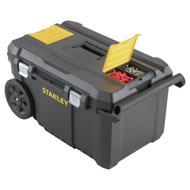 Stanley Essential Chest rolling tool chest with wheels, UK version