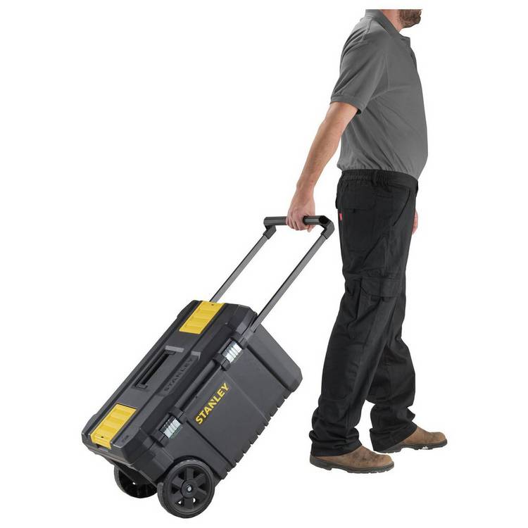 Stanley Essential Chest rolling tool chest with wheels, UK version