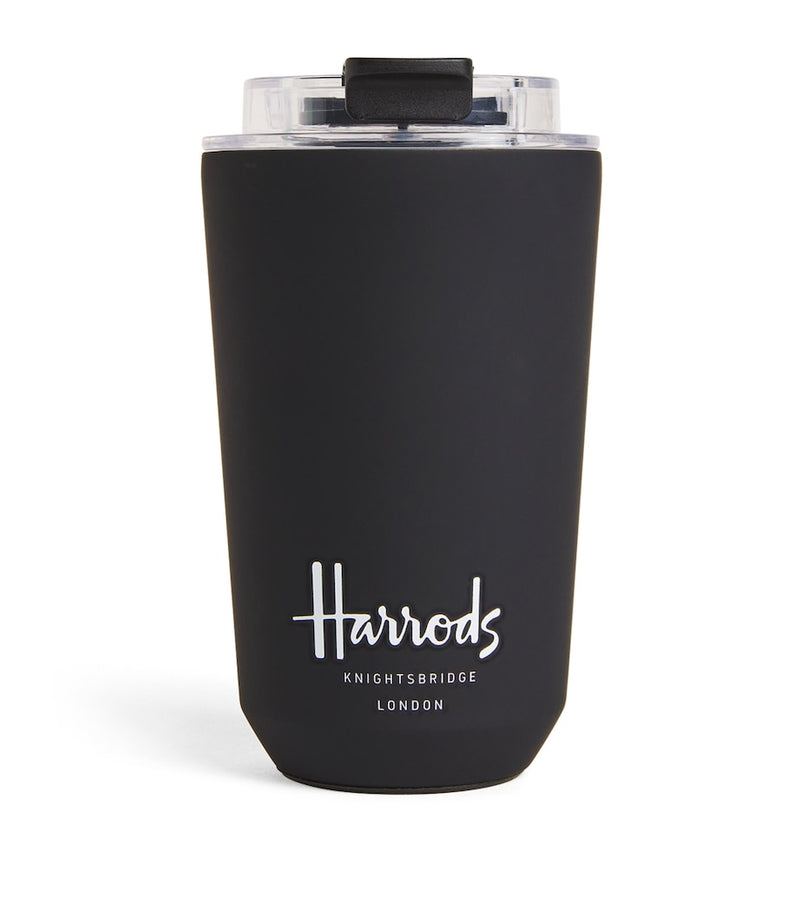 Harrods metal travel cup with logo 15cm, UK version