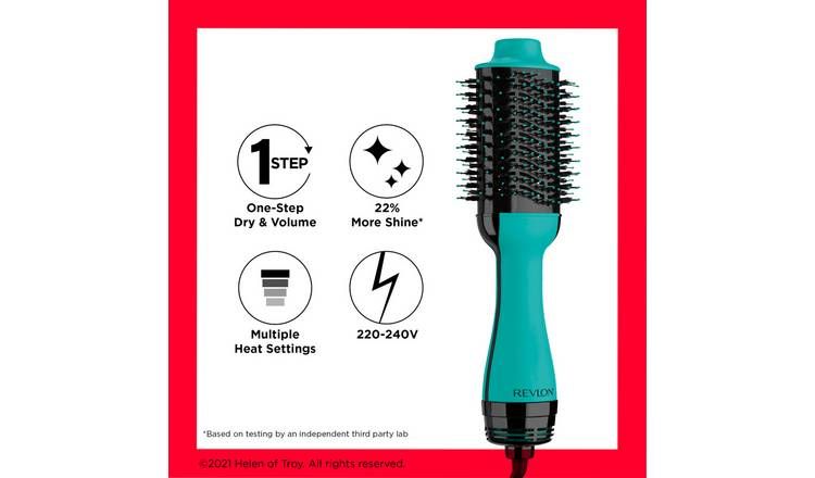 Revlon RVDR5222TUK One-Step Hair Dryer and Volumiser Teal