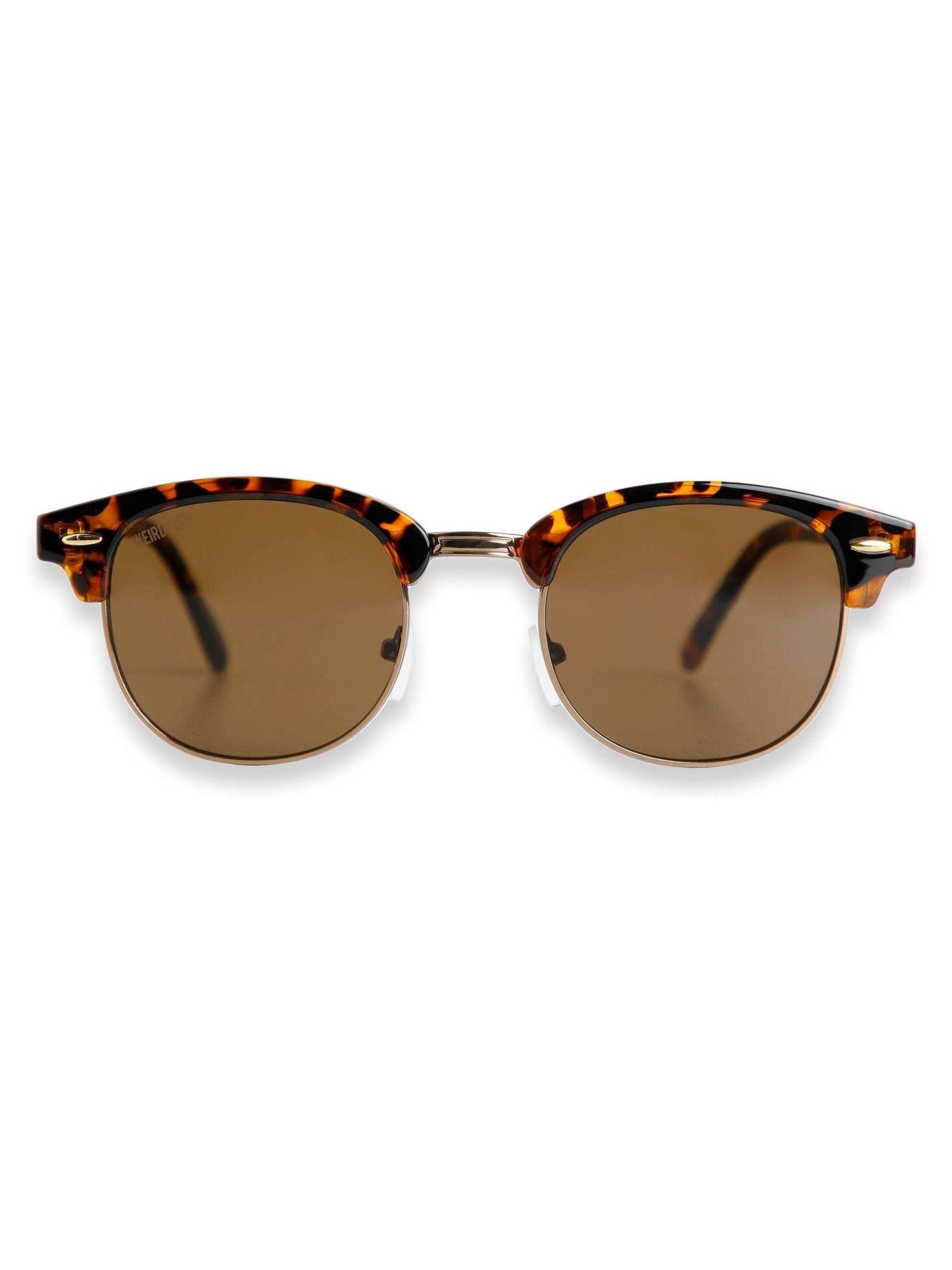 Weird Fish Brown Johnson Clubmaster Sunglasses - British product