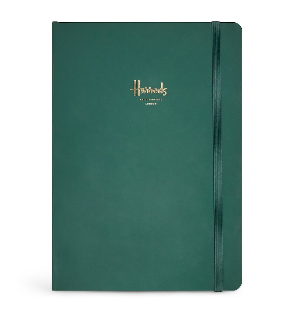 Lined Notebook with Metallic Gold Cover, 15cm x 10.5cm x 1.5cm