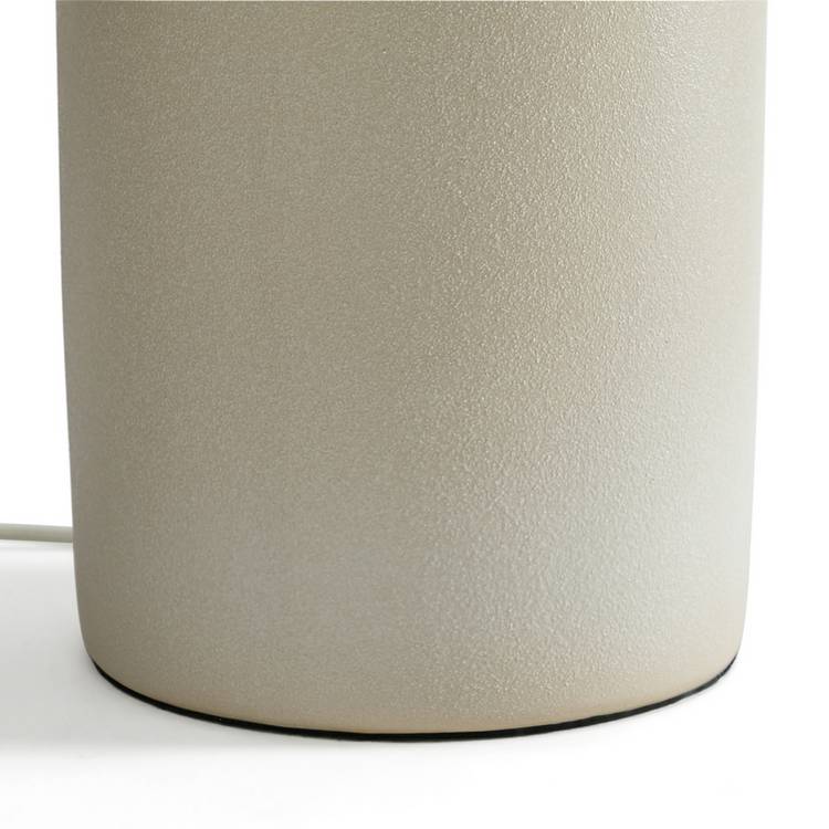 Habitat off white and black table lamp 70cm, imported from the UK