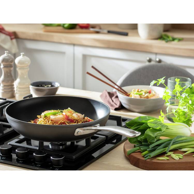 Habitat hard anodised aluminium frying pan 30cm, imported from the UK