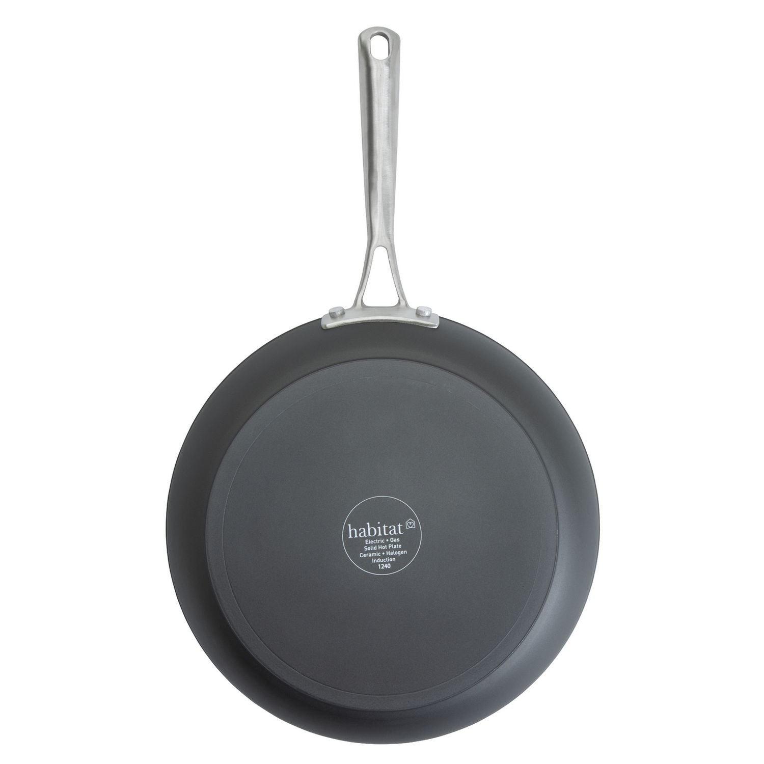 Habitat hard anodised aluminium frying pan 30cm, imported from the UK