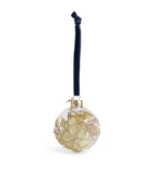 Harrods embroidered flower bauble with gold-tone decoration, imported from the UK