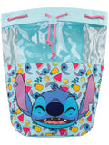 Lilo and Stitch blue swim bag with tropical design (British brand)