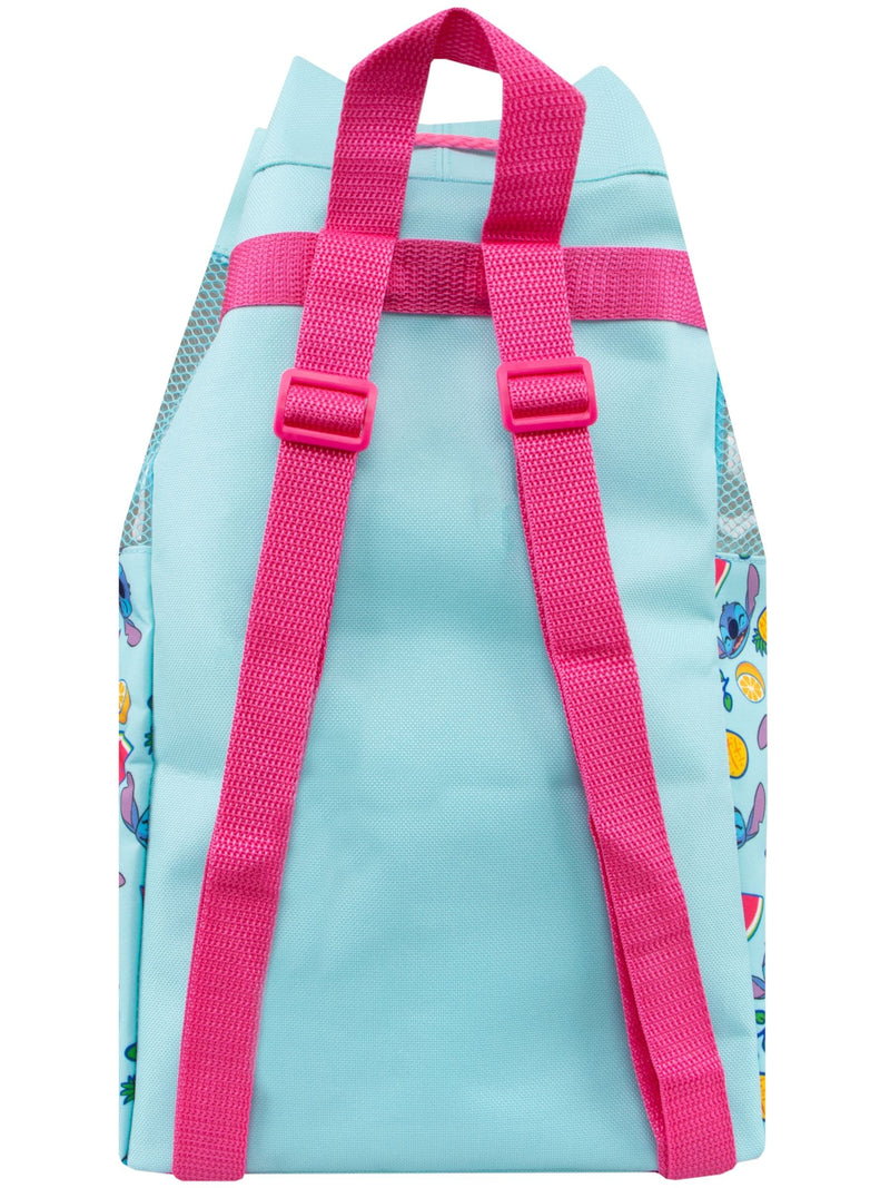 Lilo and Stitch blue swim bag with tropical design (British brand)