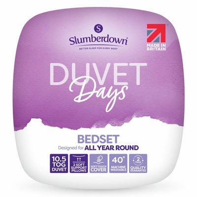 Argos Slumberdown Duvet Days 10.5 Tog Single Duvet and Pillow Set- Buy online at McGrocer