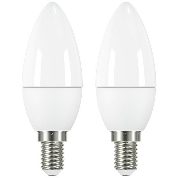 Argos Home LED candle bulb 2 pack warm white 4.2W (British brand)
