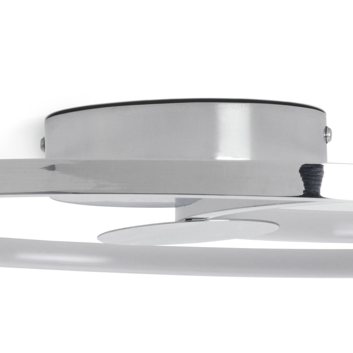 Argos Home flush ceiling light chrome 45.5cm - British product