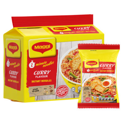 Maggi curry flavour instant noodles 5x79g (British brand)