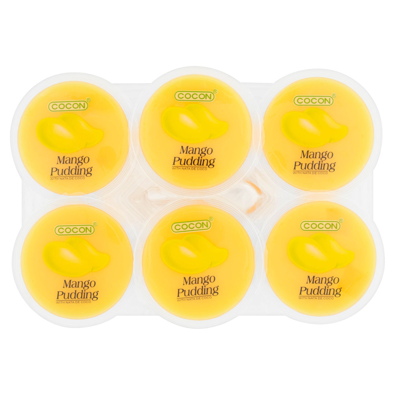 Cocon mango pudding with nata de coco - British product