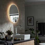 Habitat bathroom LED demister mirror 60cm, imported from the UK