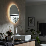 Habitat bathroom LED demister mirror 60cm, imported from the UK