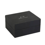Armani Exchange black stainless steel watch set 44mm - British product