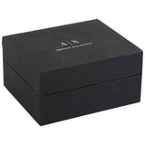 Armani Exchange black stainless steel watch set 44mm - British product