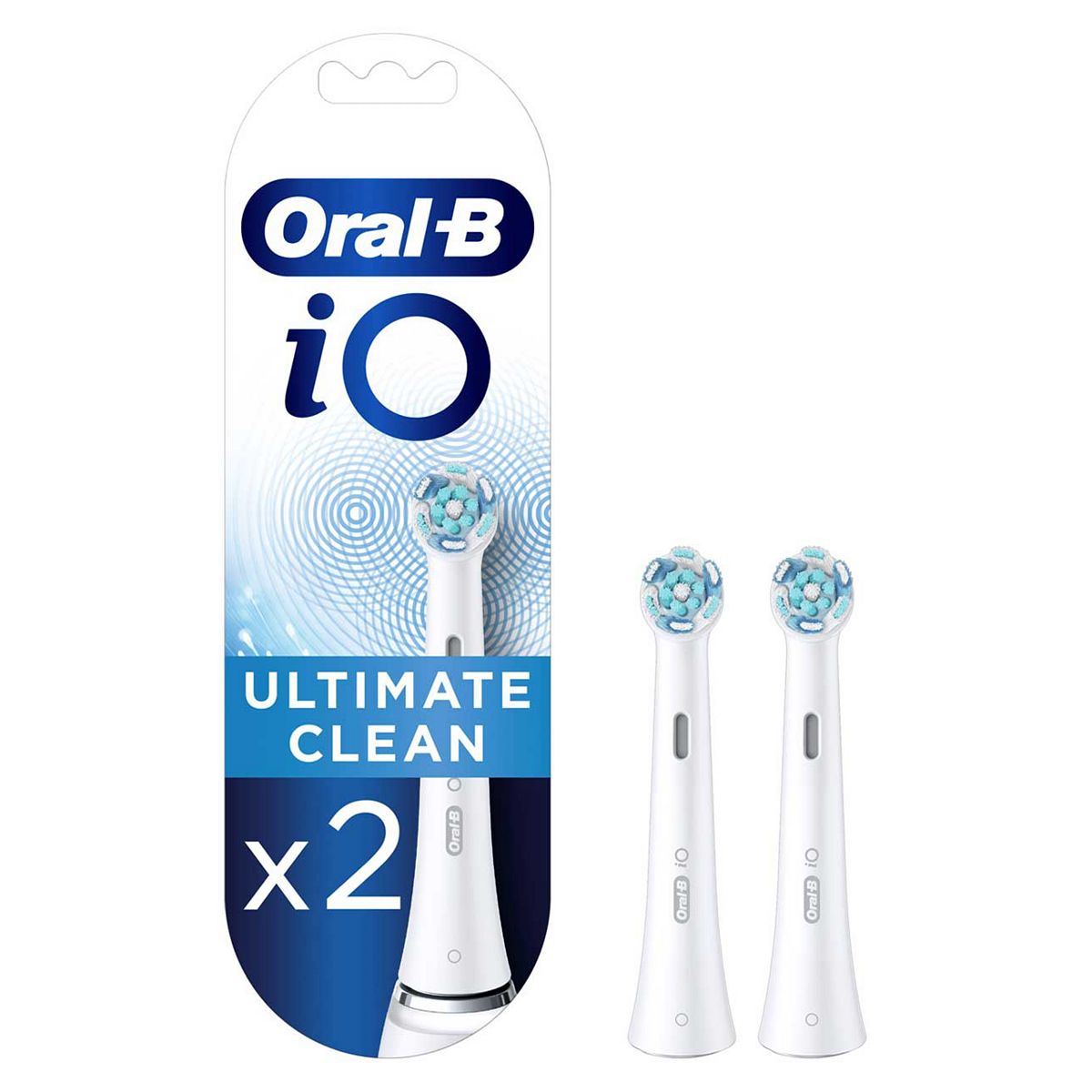 Oral-B iO™ Ultimate Clean White Replacement Electric Toothbrush Heads 2 Pack GOODS Boots   