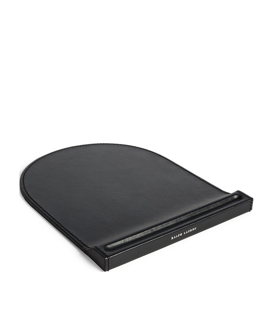 Ralph Lauren Home Brennan calfskin leather mouse pad 23.5cm - British product