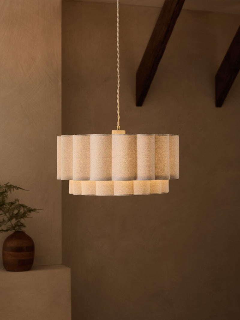 Larson Natural Small Easy Fit Ceiling Light
