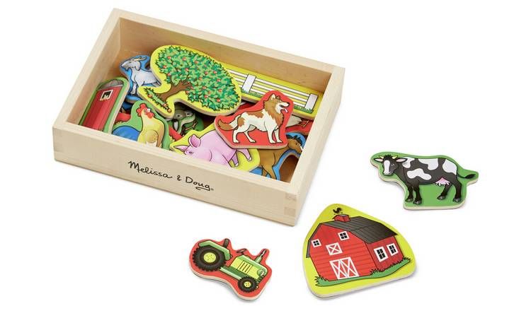 Melissa & Doug Wooden Magnet Farm GOODS Argos