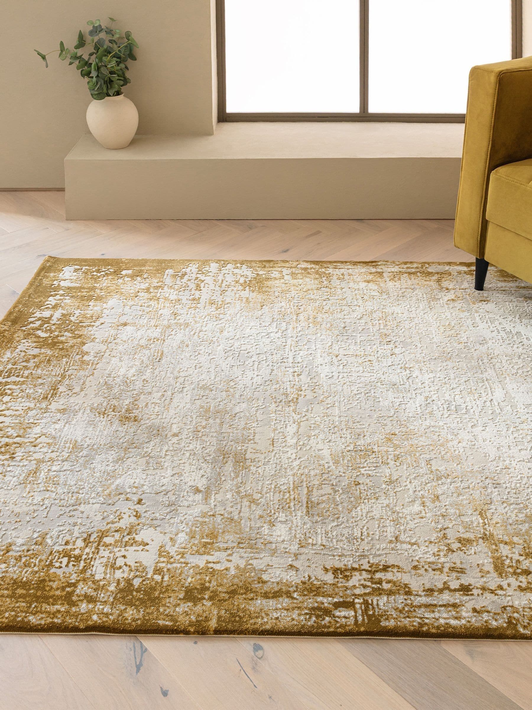 Asiatic Rugs Gold Kuza Border Rug