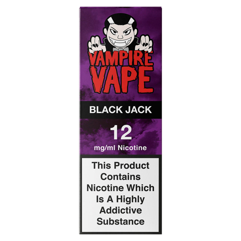 Vampire Vape Black Jack Nicotine 10ml 12mg