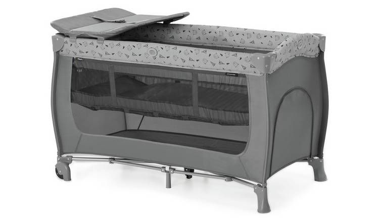 Hauck Nordic Grey Travel Cot