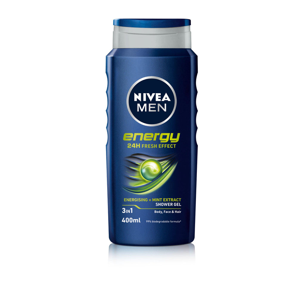 Nivea Men Energy Mint Extract 3 in 1 Shower Gel 400ml