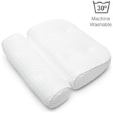 Rio luxury spa bath pillow with suction pads (British brand)