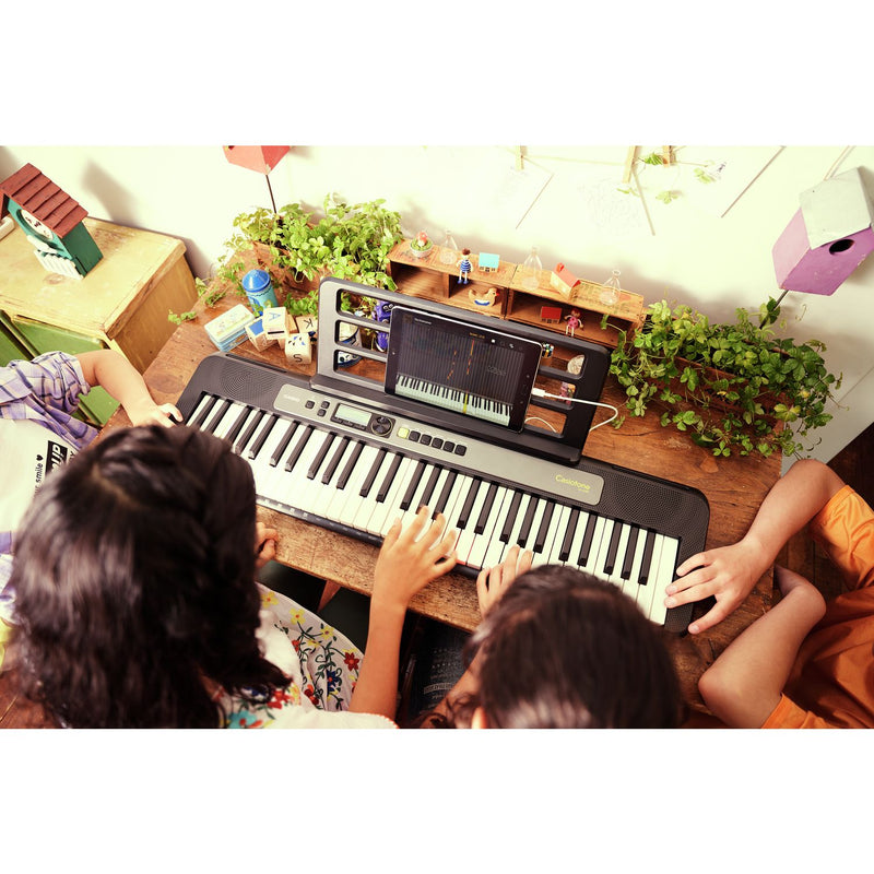 Casio LK-S250AD 61-key keyboard bundle, imported from the UK