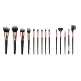 SY black makeup brush set 15pc, UK version