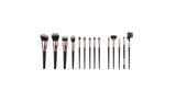 SY Black Makeup Brush Set- 15pc GOODS Argos