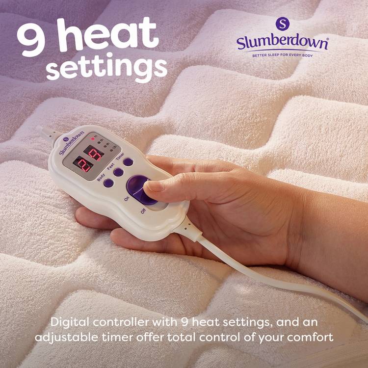 Slumberdown electric blanket single, imported from the UK
