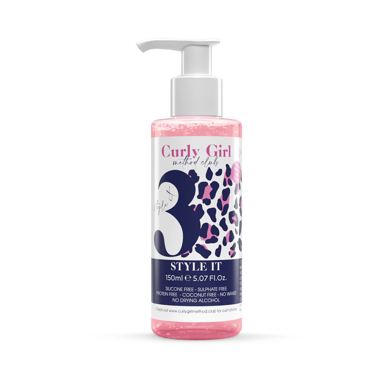Curly Girl Method Club styling gel 200ml, imported from the UK