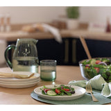 Habitat white stoneware side plates set of 4 - British product