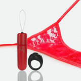 Screaming O 4T panty vibe in red, imported from the UK