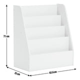 Habitat kids short bookcase white (British brand)
