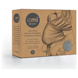 Izmi baby wrap Mid Grey one size, imported from the UK