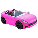 Barbie Pink Convertible 2-Seater Vehicle with Rolling Wheels, imported from the UK