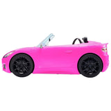 Barbie Pink Convertible 2-Seater Vehicle with Rolling Wheels, imported from the UK