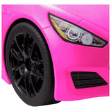 Barbie Pink Convertible 2-Seater Vehicle with Rolling Wheels, imported from the UK