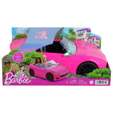 Barbie Pink Convertible 2-Seater Vehicle with Rolling Wheels, imported from the UK