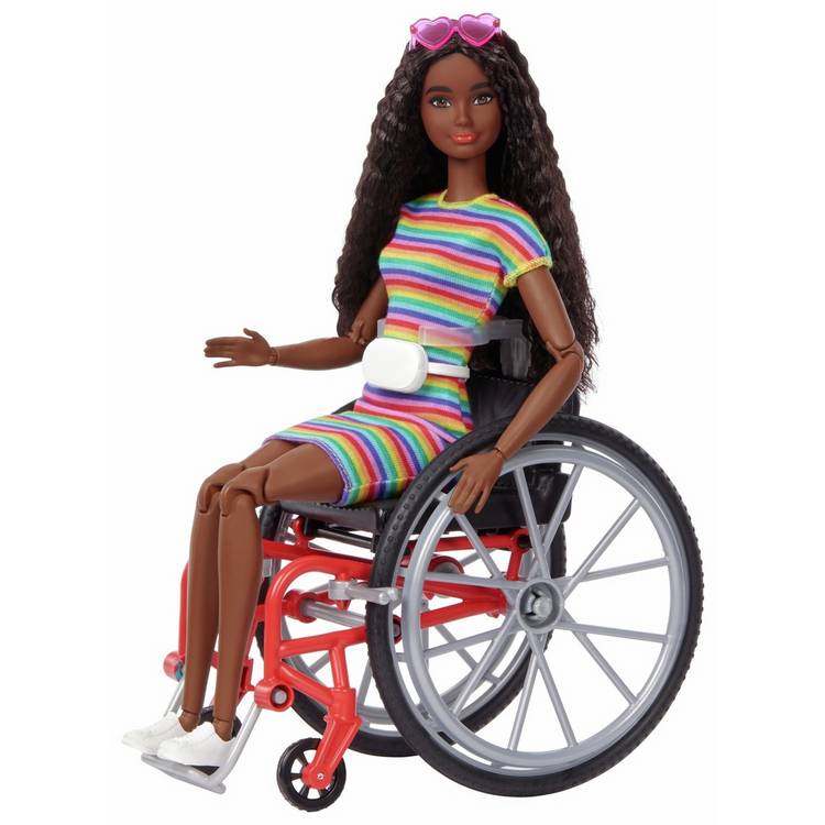 Barbie Fashionista doll with wheelchair 29cm - British product